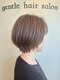 ジェントル ヘア サロン(gentle hair salon)の写真/話題の技術で明るく染まるグレイカラーや艶と低ダメージのオイルグロスカラー取扱い!白髪染め/グレイカラー