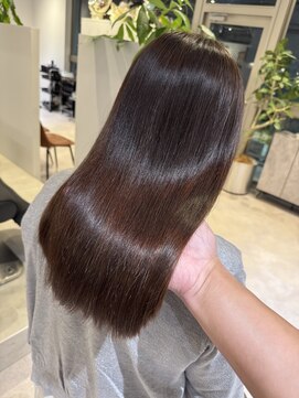 マルフェ 天王寺(marfe) サラサラストレート艶髪酸性ストレート髪質改善透明感カラー