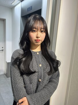 ユーフォリア 渋谷グランデ(Euphoria SHIBUYA GRANDE) 暗髪　ダークラベンダー　くびれ巻き　レイヤーカット