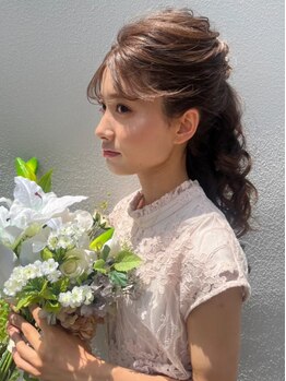 ノイズ 京都駅(NOISM)の写真/短時間で崩れにくい華やかヘアセット♪パーティーや結婚式、特別な日にぴったりのスタイルを提案！