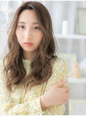 外国人風レイヤーカット抜け感センターパートh4上尾20代30代40代
