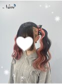 立体リボンツインテール