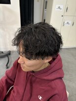 バース バイ ハピネス(BIRTH by happiness)&nbsp;波巻きパーマ/センターパート/波巻きスパイラルパーマ