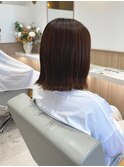外巻きミディボブ【若江岩田】