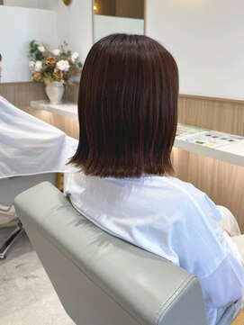アビエブラン 若江岩田(abije blanc) 外巻きミディボブ【若江岩田】