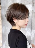 ショートヘア/分け目なし/イメチェン/30代40代50代60代/表参道