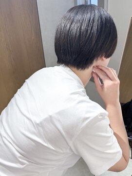 ラミエ バイ メルト 吉祥寺(lamie by melt) "久保田"ハンサムショート大人かわいい20代30代40代前髪なし