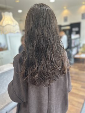 ヘアーワークス ボナ(HAIR WORKS bona.) 柔らか質感◎ナチュラルウェーブロング/パーマ/ケアパーマ