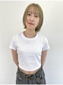 【morio】札幌ハイトーンウルフ　ショート