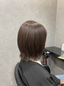 アットヘアー 上里イオン店 秋カラー! オリーブグレージュ