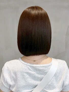 アルバム 渋谷パルコ(ALBUM) ボブ顔周りレイヤー韓国ヘアくびれミディミディアム_ba564511