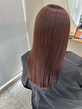 シカ 神戸三宮元町店(Cica) 秋カラー レッドブラウン 髪質改善 Aujua 三宮