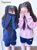 タグマル&nbsp;体育祭ヘアセット☆コーンロウ6本仕上げ☆ネット予約不可！