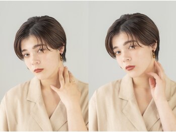 ロッコイースト(ROCCO east)の写真/【ROCCO east】《小顔カット/ショート》顔周りのデザインに自信あり。似合わせカットで好印象&小顔効果も◎