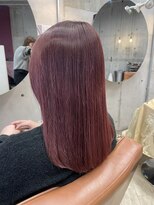 コージー(Kozy)&nbsp;パープルピンク/切りっぱなしミディ/大人かわいい