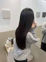 シュヴーブリヤン(cheveux brillants)&nbsp;【美髪縮毛矯正で再現性100%】顔まわりレイヤーストレートロング