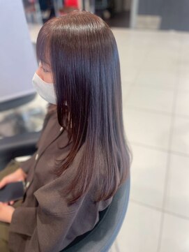 アース 南福島店(HAIR&MAKE EARTH) ピンク系レイヤーカット