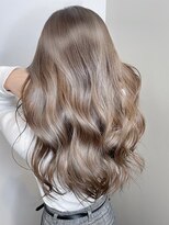 アース 戸塚店(HAIR&MAKE EARTH) 30代40代髪質改善ミルクティーベージュ艶感ストレート赤み消し
