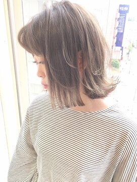 ランプ ヘアー(lamp hair) 透明感シースルーベージュTHROW【lamp尾崎】