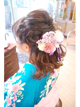 ベル(BELL) ハーフアップ卒業式/袴/着付【BELL桜新町/用賀】