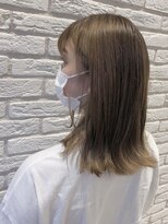 ソーホーヘアーアンドボタニカル 大橋店(SOHO hair & botanical) 外ハネ/10代/20代/30代/シルキーベージュ