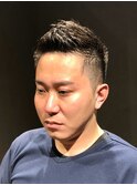 30代 大人のソフトモヒカン ベリーショート ツーブロック