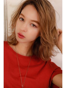 シエルバイアレクサ(Ciel by ALEXA) 外ハネマッシュウルフ×アッシュブラウン