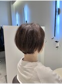襟足シュッとくびれショート丸みショート