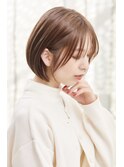 大人丸みショートボブ×似合わせカット【瀧上丈司】
