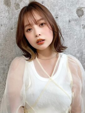 シー バイ ロンド 新宿(Sea by Lond) 黒髪×くらげヘアー[小顔/ココアベージュ/オリーブグレー]