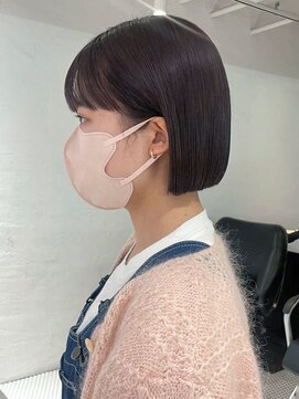 アルバム 池袋(ALBUM) ラベンダーグレージュ_ピンクベージュマチルダボブ_ba435041