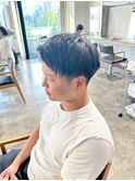 メンズかき上げマッシュヘアナチュラル刈り上げメンズカット