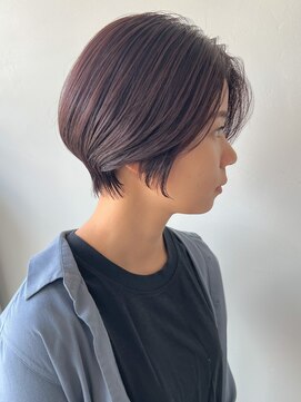 アルヴァ(ALVA) ○丸みショート×ラベンダーカラー(那覇 新都心)