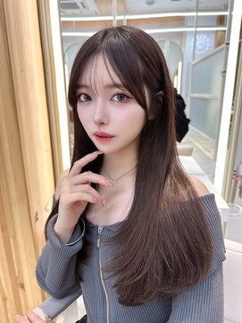 アフロートリノ(AFLOAT Leino) 大人可愛い韓国ヘア　くびれヘア　ワンカール　レイヤーカット#