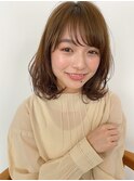 マロンベージュ/ボブ/前髪/レイヤー/髪質改善/縮毛矯正/横浜