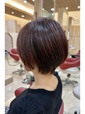 丸みショートボブ