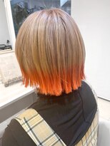 アッシュ 町田駅前通り店(Ash)&nbsp;ルーツカラー　ベージュ　オレンジ