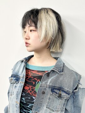 モリオ(morio) ＊顔周りレイヤーミディアムウルフミディアムレイヤー30代40代2