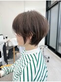 似合わせカット/ショートボブ/小顔ヘア/メルティカラー/くせ毛