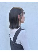 切りっぱなしボブ/ブルージュ