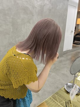 ミーム 原宿 表参道(meme) ☆ハイトーンブリーチミルクティーカラーホワイトベージュカラー