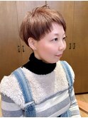 40代、アシメなショート！