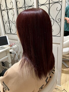 ルシードスタイル グローバルディー 稲毛店(LUCIDO STYLE GLOBAL.D) カシスカラー20代30代40代髪質改善オージュア白髪染め稲毛駅