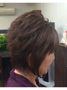 ニトロ(nitoro) ミセス　2ブロックアシンメトリー