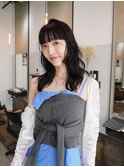 フルバング　パーマ　クセ毛風パーマ　ニュアンスパーマ