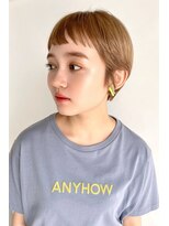 キビト(kibito)&nbsp;短め前髪ハイトーンショート