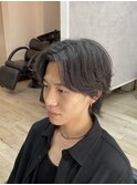 夏におすすめのセンターパートウルフ[メンズ/メンズサロン/池袋]