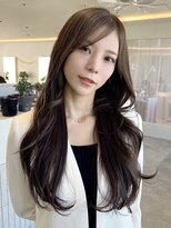 ビビバイベル(BiVi by BHEL)&nbsp;桑名ロングレイヤーカットハッシュカット透明感カラー重めロング