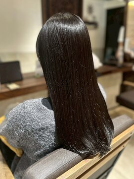 透明感グレージュ/レイヤーカット/艶髪/髪質改善