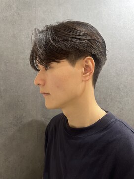 ニコ トウキョウ ヨコハマ(nico) センターパートニュアンスパーマメンズカット